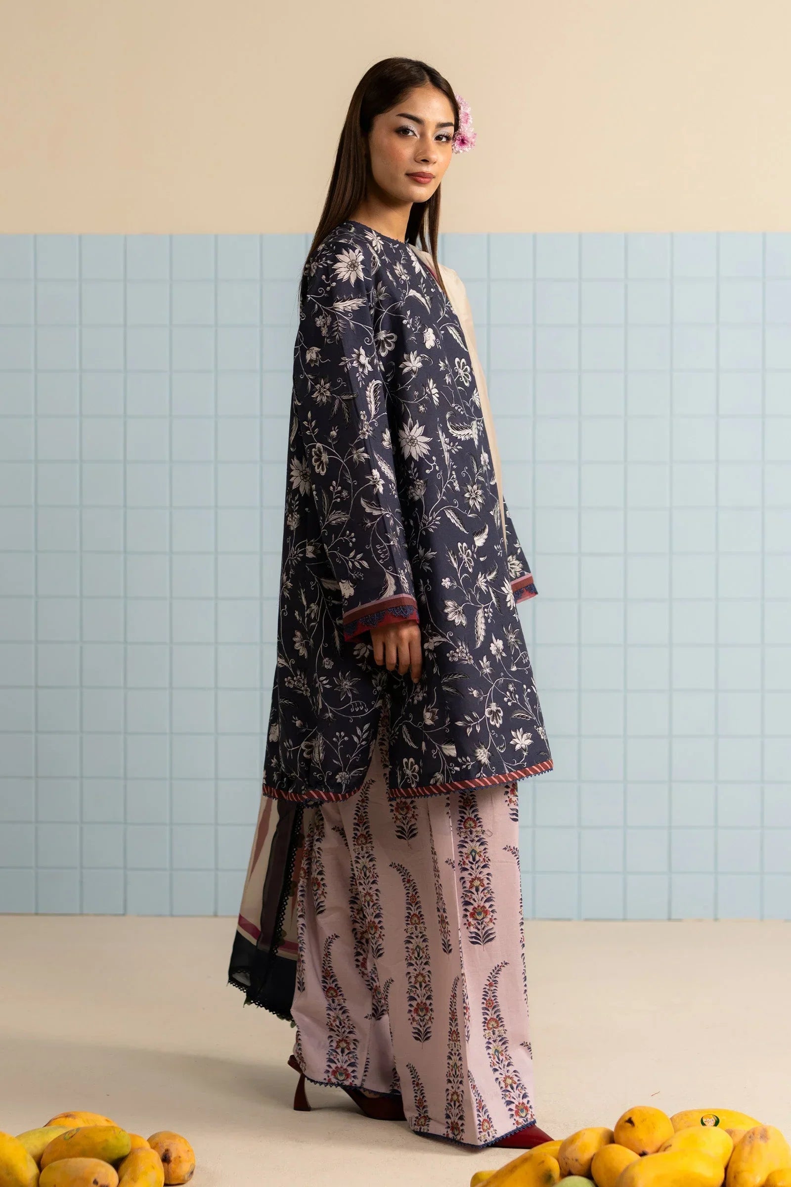 3 Piece Stitched Designer Suit - Ready To Wear