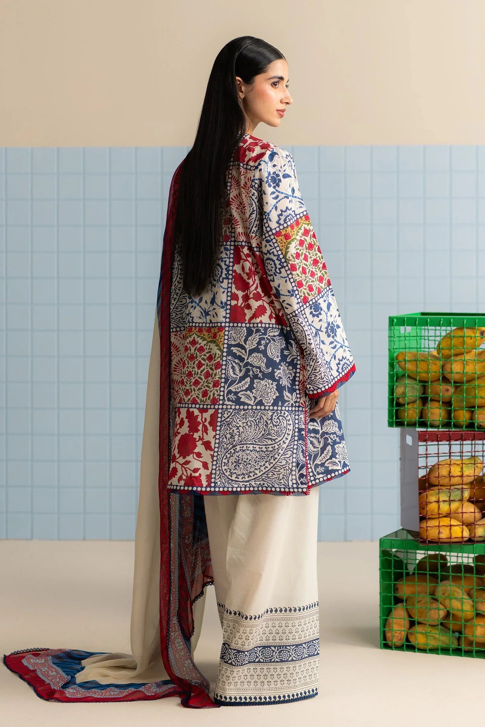 3 Piece Stitched Designer Suit - Ready To Wear