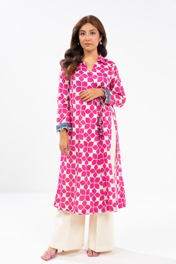 2 Piece Stitched Cotton Suit - Ready To Wear
