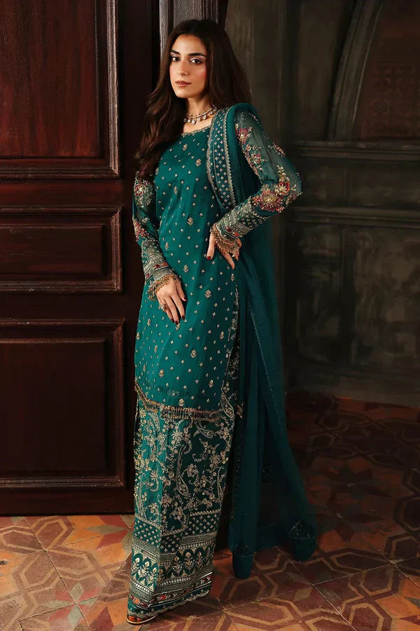 03-Piece Chiffon Suit With Embroidery | Ready To Wear
