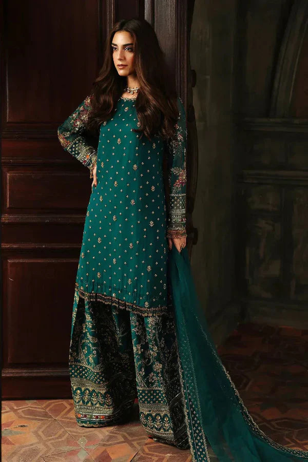 03-Piece Chiffon Suit With Embroidery | Ready To Wear