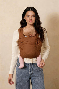 Mini Moo Baby Wrap – Brown