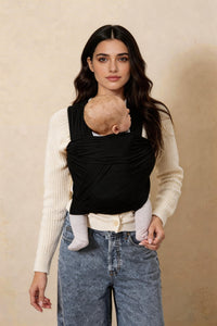 Mini Moo Baby Wrap – Black
