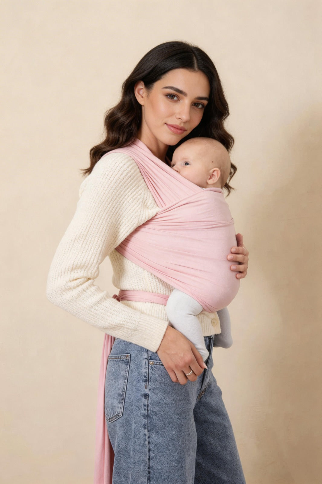 Mini Moo Baby Wrap – Pink