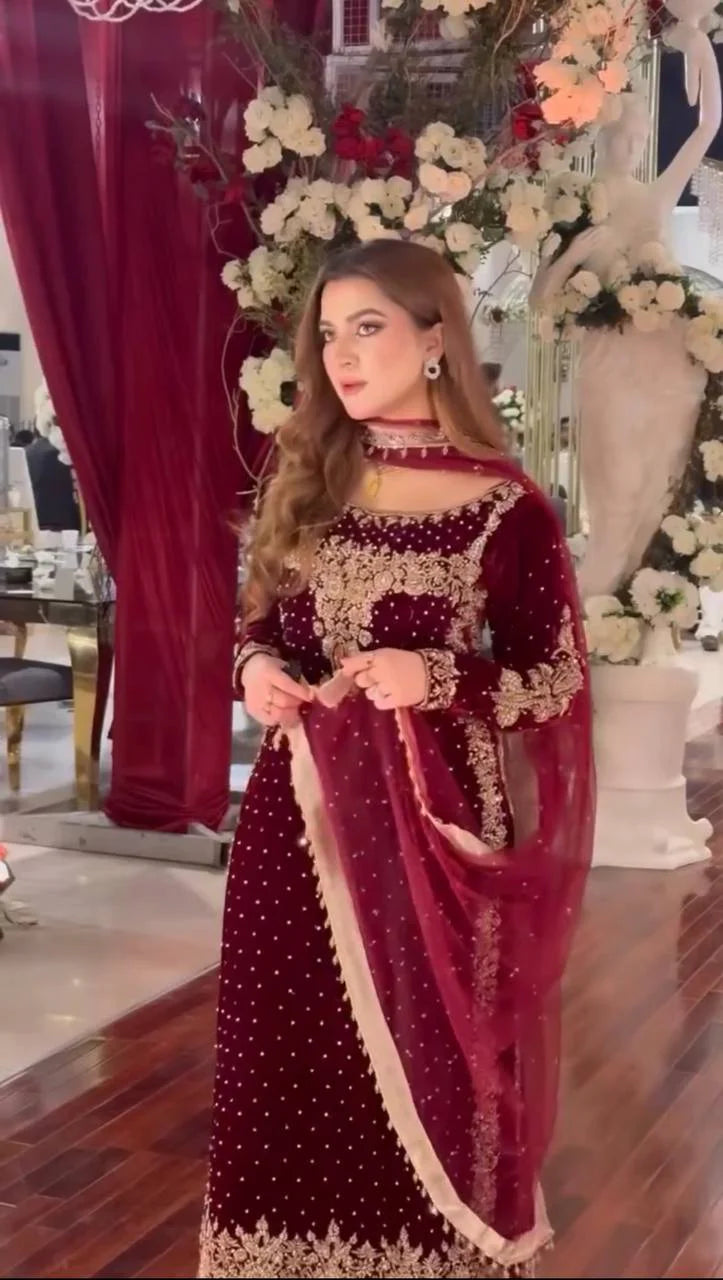Velvet Embroidered Ready To Wear