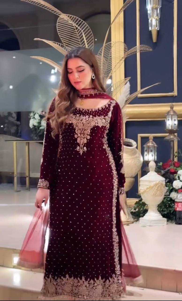 Velvet Embroidered Ready To Wear